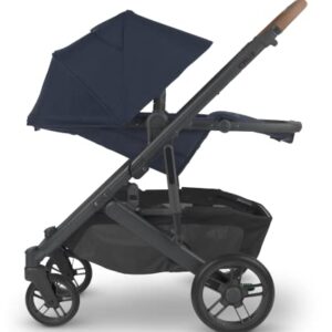 Cruz V2 Stroller - NOA (Navy/Carbon/Saddle Leather) + MESA V2 Infant Car Seat - Jake (Charcoal)