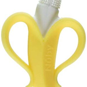 Nuby Nananubs Banana Massaging Toothbrush, Yellow