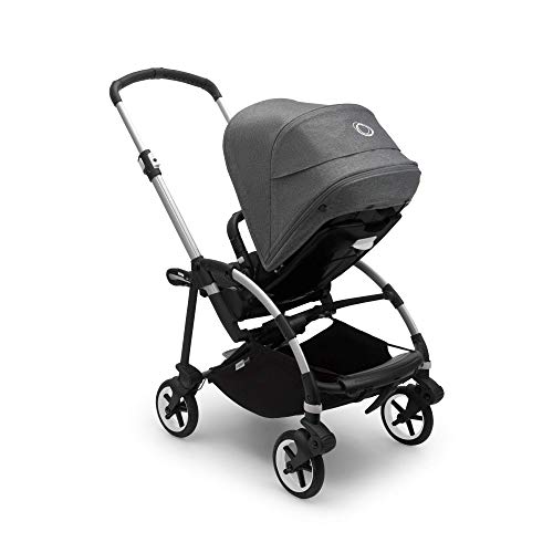 Bugaboo Bee 6 Stroller and Bugaboo Turtle Air by Nuna Car Seat - Grey Mélange