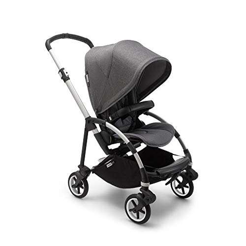 Bugaboo Bee 6 Stroller and Bugaboo Turtle Air by Nuna Car Seat - Grey Mélange