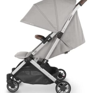 MINU V2 Stroller-Stella (Grey mélange/Silver/Chestnut Leather)