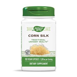 nature’s way premium herbal corn silk, 1,200 mg per serving, 100 capsules