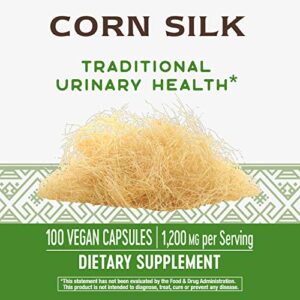 Nature's Way Premium Herbal Corn Silk, 1,200 mg per serving, 100 Capsules