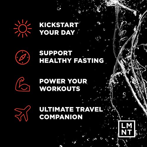 LMNT Keto Electrolyte Powder Packets | Paleo Hydration Powder | No Sugar, No Artificial Ingredients | Watermelon Salt | 30 Stick Packs