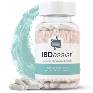 ibdassist™ – ibd vitamins – supports with malabsorption and gi tract inflammation – crohn’s and colitis – inflammatory bowel