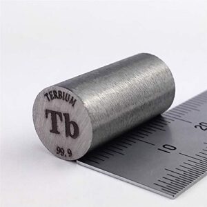 terbium metal rod 99.99% 10diameter x20mm length 12.9grams element tb specimen