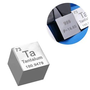 10 mm tantalum metal cube 99.9% pure for element collection lab experiment material hobbies substance block display
