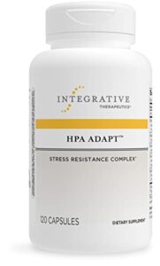 integrative therapeutics hpa adapt – supports healthy stress response* – with ashwagandha, maca, holy basil & rhodiola – gluten free – soy free – 120 vegan capsules