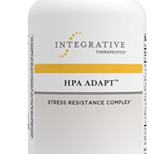 Integrative Therapeutics HPA Adapt - Supports Healthy Stress Response* - with Ashwagandha, Maca, Holy Basil & Rhodiola - Gluten Free - Soy Free - 120 Vegan Capsules