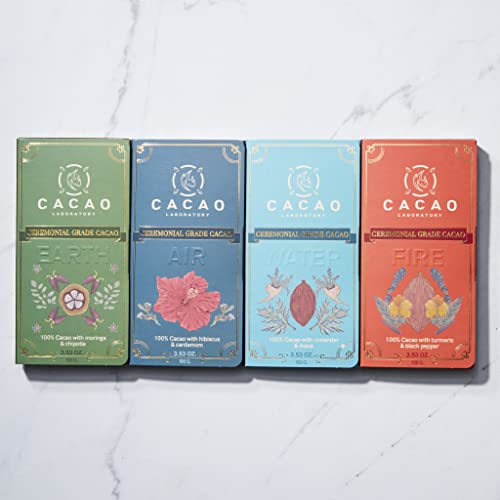 Single-Origin Ceremonial Cacao | Element Blends Variety Pack | 100% ceremonial-grade cacao blended with functional superfoods