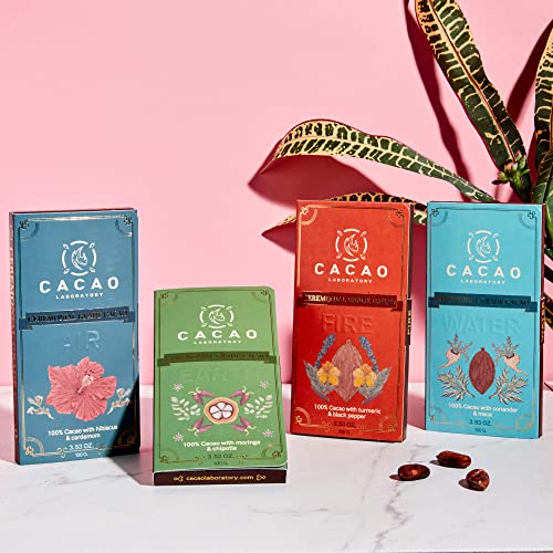 Single-Origin Ceremonial Cacao | Element Blends Variety Pack | 100% ceremonial-grade cacao blended with functional superfoods