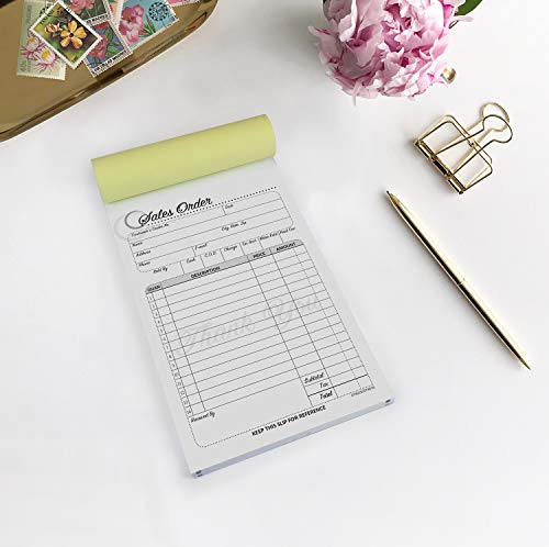 Cosco® Sales Order Form Book with Slip, Artistic, 4 1/4" x 7 1/4", 2-Part Carbonless, 50 Sets (074015)