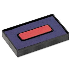 cosco 061797 felt replacement ink pad for 2000plus economy message dater red/blue
