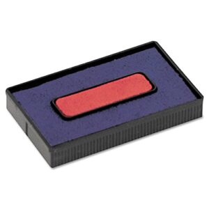 Cosco 061797 Felt Replacement Ink Pad for 2000Plus Economy Message Dater Red/Blue