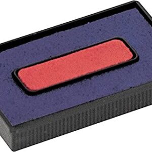 Cosco 061797 Felt Replacement Ink Pad for 2000Plus Economy Message Dater Red/Blue