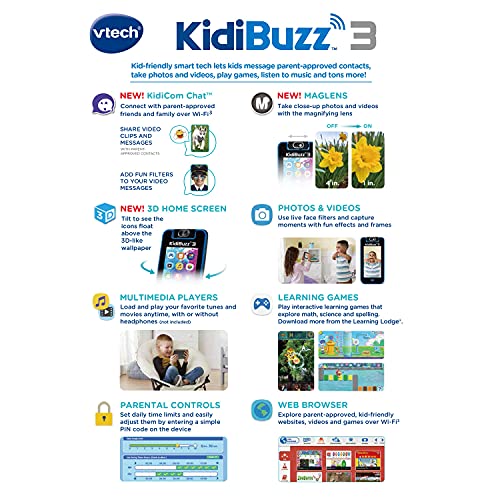 VTech KidiBuzz 3, Black