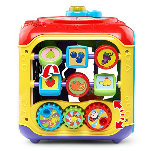 VTech Sort and Discover Activity Cube (Frustration Free Packaging), Red