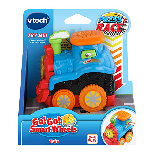 VTech Go! Go! Smart Wheels Press and Race Train, Multicolor