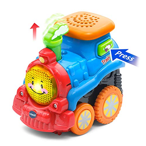 VTech Go! Go! Smart Wheels Press and Race Train, Multicolor