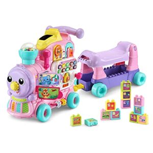 vtech 4-in-1 letter learning train, pink