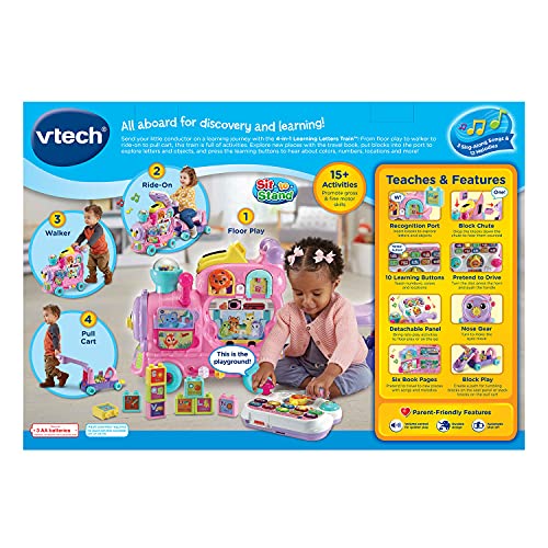 VTech 4-in-1 Letter Learning Train, Pink