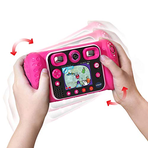 VTech KidiZoom Duo DX Digital Selfie Camera with MP3 Player, Pink