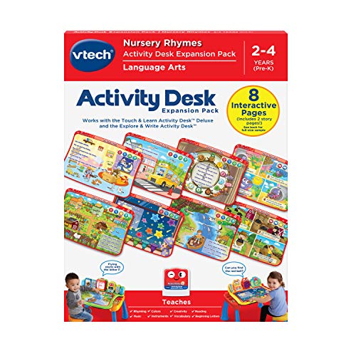 VTech Touch and Learn Activity Desk for 24 months to 48 months Deluxe Expansion Pack - Nursery Rhymes