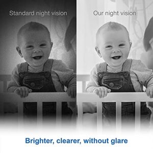 VTech VM350 Video Monitor with Battery Supports 12-hr Video-Mode, 21-hr Audio-Mode, 5" Screen, 1000ft Long Range, Bright Night Vision, 2-Way Talk, Auto-on Screen, Lullabies