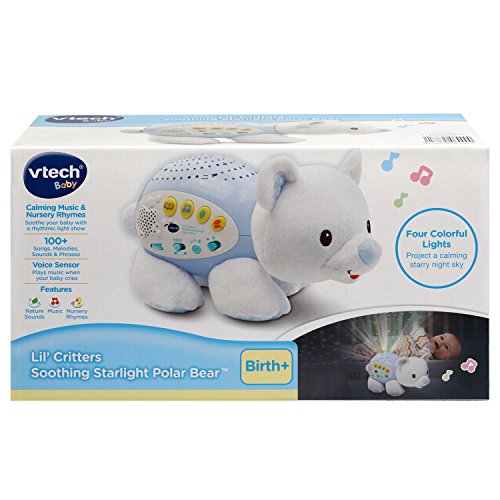 VTech Baby Lil' Critters Soothing Starlight Polar Bear Nursery Projector