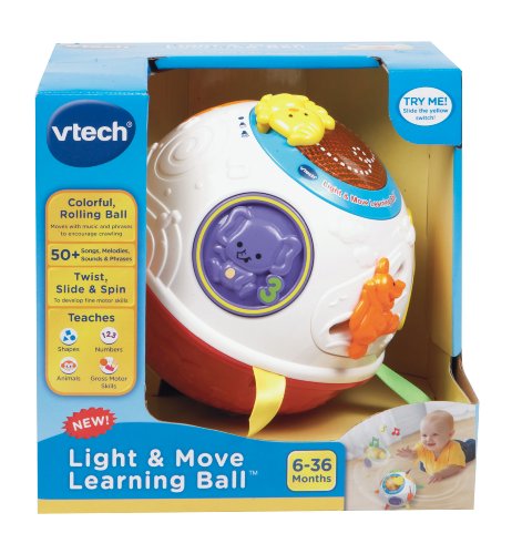 VTech Light and Move Learning Ball, Red