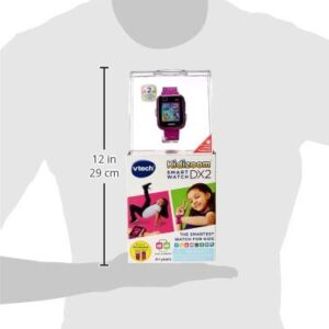 VTech KidiZoom Smartwatch DX2, Special Edition Floral Birds with Bonus, Pedometer, Vivid Violet Wristband