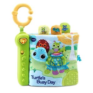 vtech turtle’s busy day soft book, green
