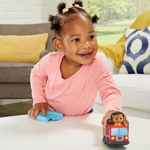 VTech CoCoMelon Go! Go! Smart Wheels Nina’s Fire Truck and Track