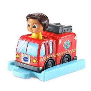 VTech CoCoMelon Go! Go! Smart Wheels Nina’s Fire Truck and Track