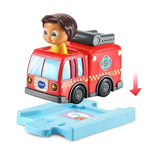 VTech CoCoMelon Go! Go! Smart Wheels Nina’s Fire Truck and Track