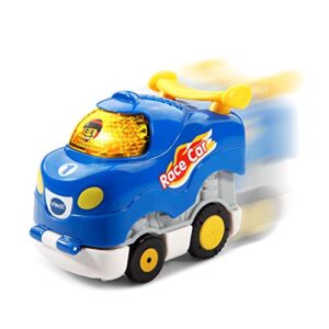 vtech go! go! smart wheels press and race race car , blue