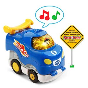 VTech Go! Go! Smart Wheels Press and Race Race Car , Blue