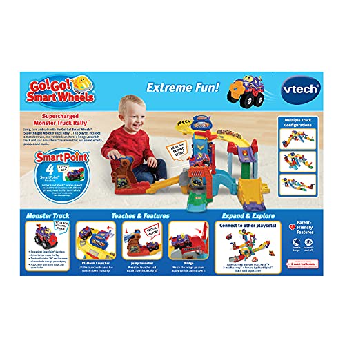 VTech Go! Go! Smart Wheels Supercharged Monster Truck Rally, Unisex Children