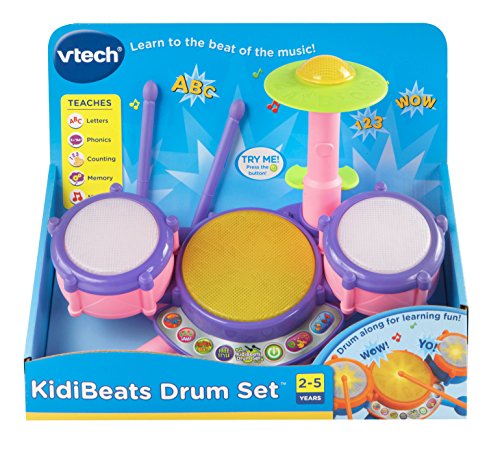 VTech KidiBeats Drum Set, Pink