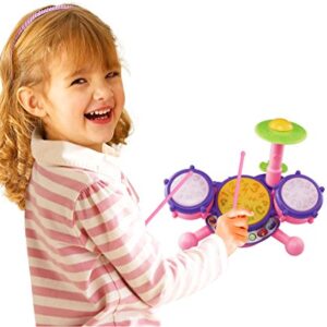 VTech KidiBeats Drum Set, Pink