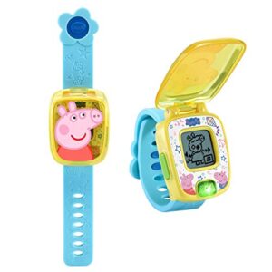 vtech peppa pig learning watch, blue, 3-6 years
