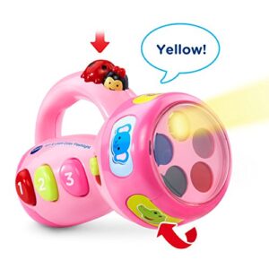 VTech Spin and Learn Color Flashlight Amazon Exclusive, Pink