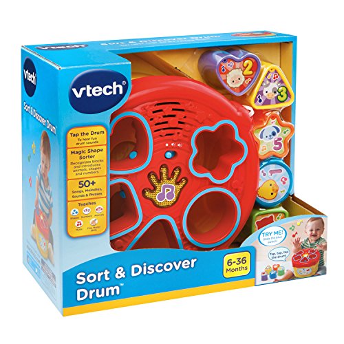 VTech Sort and Discover Drum, Yellow
