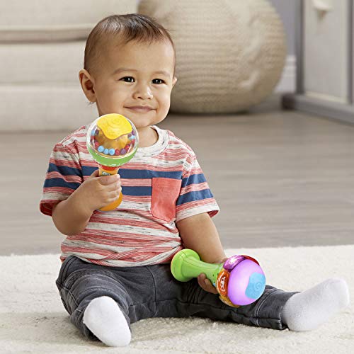 LeapFrog Learn & Groove Shakin' Colors Maracas,Multicolor