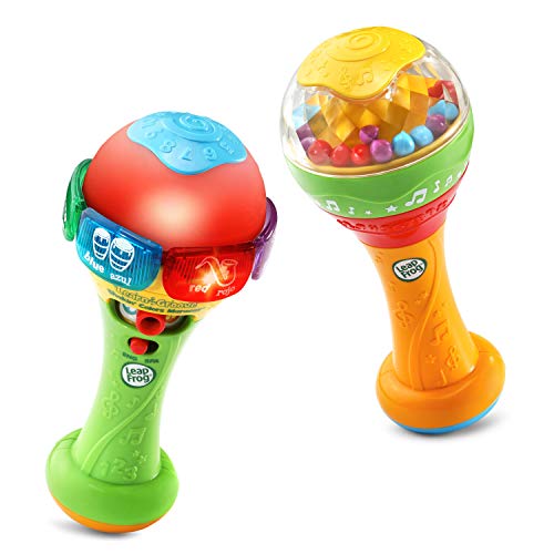 LeapFrog Learn & Groove Shakin' Colors Maracas,Multicolor