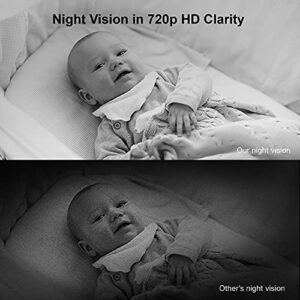 VTech VM818HD Video Monitor, 5-inch 720p HD Display, Night Light, 110-degree Wide-Angle True-Color DayVision, HD No Glare NightVision, Best-in-Class 1000ft Range, 2-Way Talk