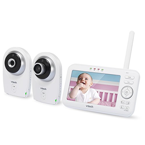 VTech VM351-2 Video Baby Monitor with Interchangeable Wide-Angle Optical Lens and Standard Optical Lens, 720p