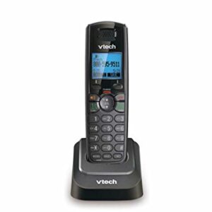 VTech DS6151-11 DECT 6.0 2-Line Expandable Cordless Phone + (5) DS6101-11 Accessory Handset, Black