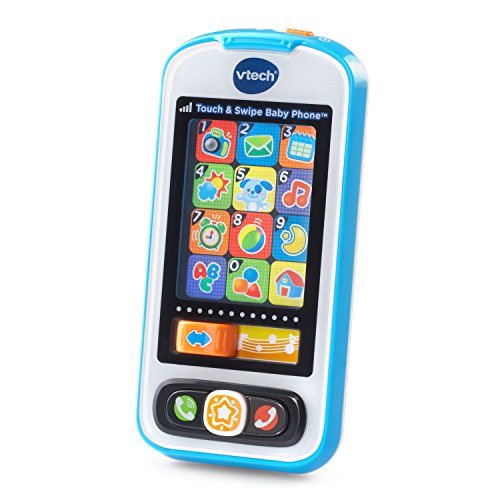 VTech Touch and Swipe Baby Phone, Blue