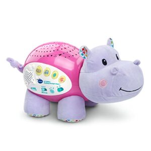 vtech baby lil’ critters soothing starlight hippo, pink (amazon exclusive)